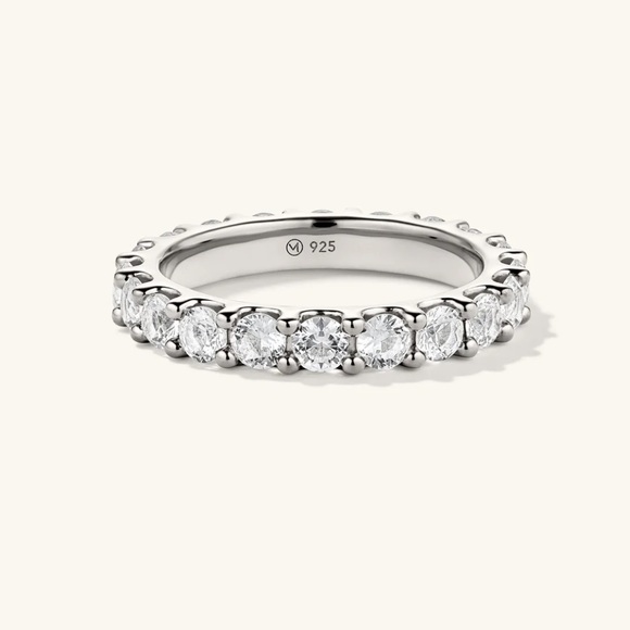 Mejuri Aurora Lab Grown Sapphire Eternity Ring - Picture 1 of 1